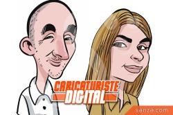 Caricaturiste Ipad | RueduSpectacle.com